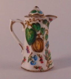 Dutch Botanical Chocolate Pot by Christopher Whitford