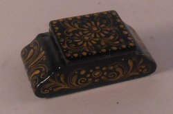 Lacquer Box Gold Leaf #3 by Alexander International