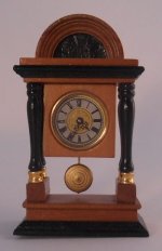 Biedermier Column Clock by Hermann Straeten