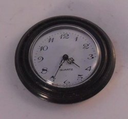 Wall Clock Dark Wood by Hermann Straeten