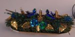Peacock Fantasy Lighted Centerpiece by Ingrid Auer