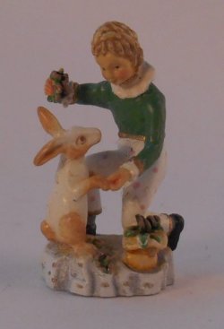 Boy w/Bunny by Olszewski