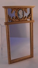 Wedgewood Cameo Facing Left Mirror by Sue Cook