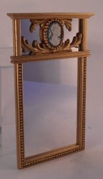 Wedgewood Cameo Facing Right Mirror by Sue Cook