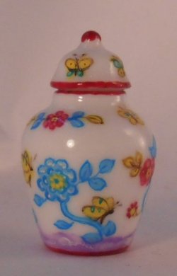 Temple Jar Chines Floral by Christopher Whitford