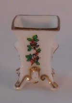 Chickadee and Holly Ceshe Pot by Christopher Whitford