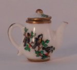 Chickadee and Holly Coffee Pot by Christopher Whitford
