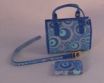 Pucci Inspired Purse Set Pop Art by Francesca Vernucio