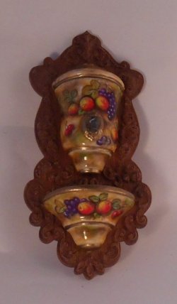 Royal Worcester Fruit Water Font by Christopher Whitford