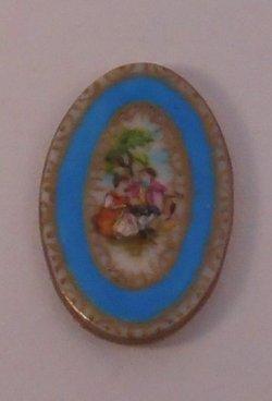 Romantic Limoges Plaque by Christopher Whitford