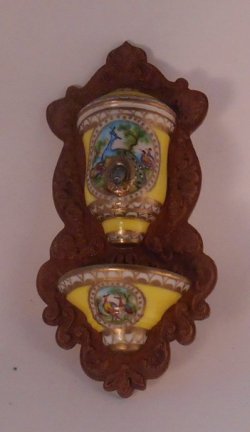 French Peacock Water Font by Christopher Whitford