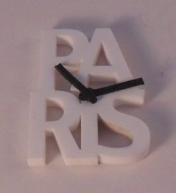 Paris Clock White by Piccole