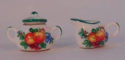 Duke of Gloucester Creamer & Sugar by Christopher Whitford