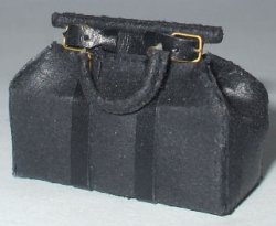Doctor's Black Leather Bag by Jose Gomez