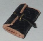 Black Lizard Clutch Handbag by Jose Gomez