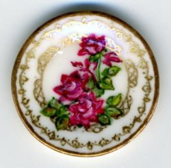 American Red Rose Plate by Christopher Whitford