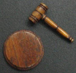 Judge's Gravel by Jose Bolio Judge's Gravel by Jose Bolio