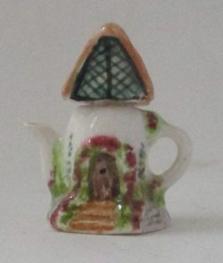 Cottage Teapot#1 by Valerie Casson