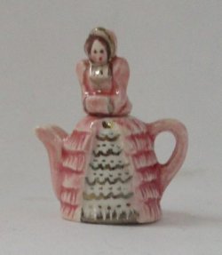 Caroline Pink Teapot by Valerie Casson