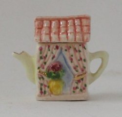 Cottage Teapot#2 by Valerie Casson