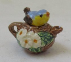 Bird in Nest Teapot by Valerie Casson