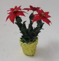 Pointsettia Gold Foil by Artistic Florals