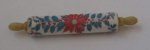 Poinsettia Garland Rolling Pin by Nikki