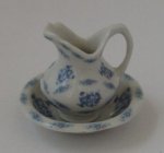 Pitcher & Bowl Blue by Nikki