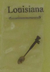 Louisiana State Spoon by Souvenir Mini
