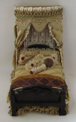 Royalty Bed w/Skirted Table by Serina