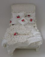 Bed of Roses Sleigh Bed by Serina