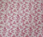 Cotton Fabric Mirlos Red by Les Chinoiserie