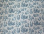 Silk Fabric Paseo Blue by Les Chinoiserie