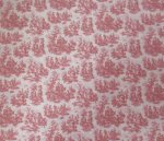 Silk Fabric Paseo Red by Les Chinoiserie