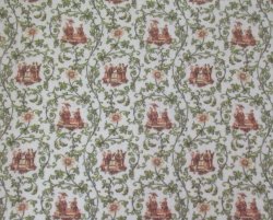 Cotton Fabric China Prince by Les Chinoiserie
