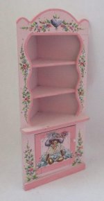 Teddy Bear Dreams Corner Cabinet by Karen Markland