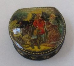 Russian Lacquer Box #112 by Alexander International