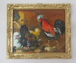 Rooster Still Life by Christopher Whitford