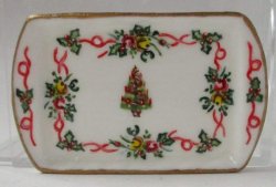 Royal Albert Christmas Rectangle Tray by Christopher Whitford
