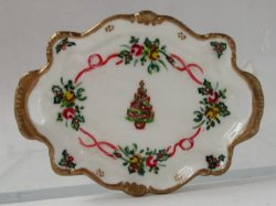 Royal Albert Christmas Handled Tray by Christopher Whitford