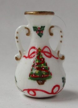 Royal Albert Christmas Handled Vase by Christopher Whitford