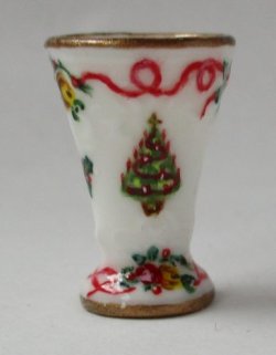 Royal Albert Christmas Flared Vase by Christopher Whitford