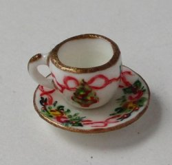 Royal Albert Christmas Cup & Saucer by Christopher Whitford