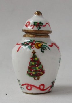 Royal Albert Christmas Temple Jar by Christopher Whitford