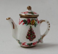 Royal Albert Christmas Coffee Pot by Christopher Whitford