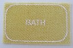 Bath Mat Yellow by Hudon River