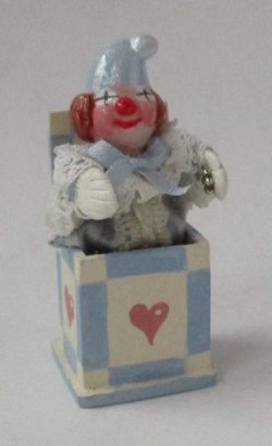 Jack In The Box Blue by Valerie Casson