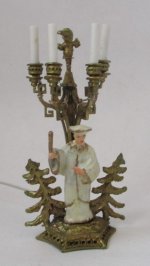Brighton Candelabra White by Jean Claude Martin