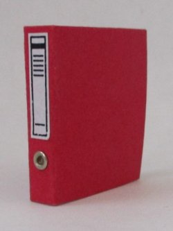Red "3-Ring Binder" by Bernard