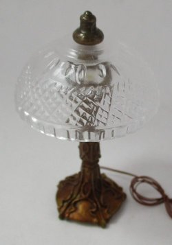 Table Lamp Large w/ Brilliant Cut "Glass" by Jim Pounder
